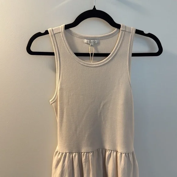 Z Supply brand new Cream mixed media Sleeveless Maxi Dress - Picture 8 of 13